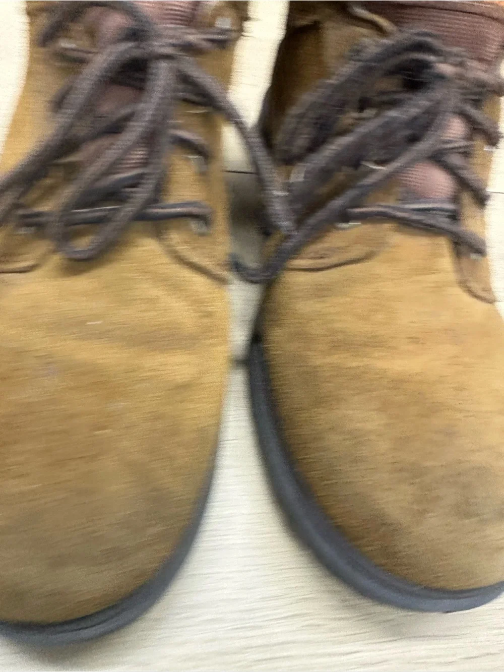 Brahama Men’s Brown Laceup Waterproof Boots Size 13W EUC